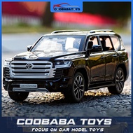 CBB 1:32 Toyota Land Cruiser LC300 Alloy Diecast Car Model Toy Sound Light Pull Back For Kids Boys A