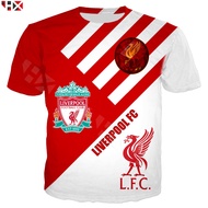 zxp    New Popular Liverpool Jersey 3D Print Harajuku Style Men T Shirt Summer Hip Hop Streetwear Graphic Tees Tops 223