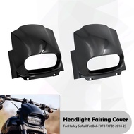 Motorcycle Headlight Fairing Cover Front Cowl Windscreen Headlamp Fairing Cover For Harley Softail F