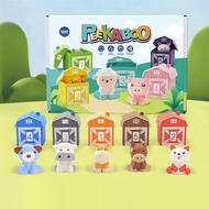 Montessori Farm Animal House Finger Stall Toys Kids Learning Toys Baby Counting Matching & Classific