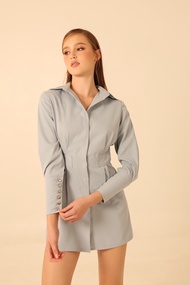 QUINN SHIRT DRESS - Aesthete Official