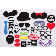 Wedding Prop Sign Bachelorette Party Pre-Wedding Birthday 31pcs Per Set