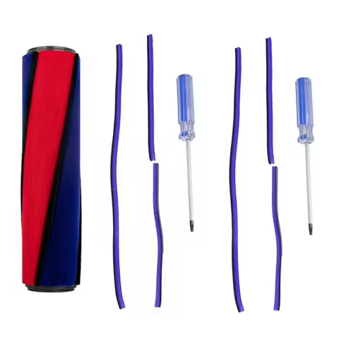 Soft Roller Brush Rod Roller Brush For Dyson V6 Fluffy V7 V8 SV03 V10 V11 SV03 & Soft Plush Strips B