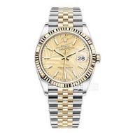 Rolex Datejust Series Gold 36mm Watch, Classic Fashion Women's Automatic Watch
