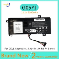 G05YJ Laptop Battery For Dell Alienware A14 M14X R3 R4 14D-1528 Series Y3PN0 8X70T P39G