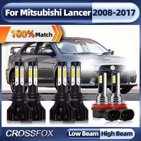 Car Lights LED Headlight Bulbs 360W 60000LM 9005 HB3 9006 HB4 Canbus Turbo Lamp For Mitsubishi Lance