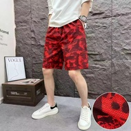 NEW Men's Casual 2 Pocket Shorts 61252 Biztree Camouflage Fatigue Printed drawstring w/ Colors