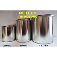 EMPTY CAN/TIN KOSONG/BANCUH CAT/FOR AUTOMOTIVE PAINT/250ML/500ML/1LITER
