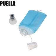 PUELLA Collapsible Water Bottle, TPU Soft Flask Folding Water Bottle, Hiking Blue Water Bag Sport Wa