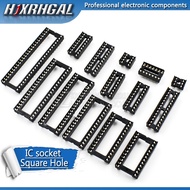 5PCS-10PCS IC socket square hole DIP6 DIP8 DIP14 DIP16 DIP20 DIP28 DIP40 pin connector DIP socket