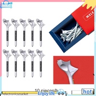 MELE LINKS Golf Tee Rhombus Golf Tee Bracket 10° Diagonal Insert Durable Plastic Tee Golf Speed Tee 
