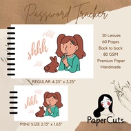 Password Tracker / Password Keeper / Password Organizer Mini Pocket Notebook