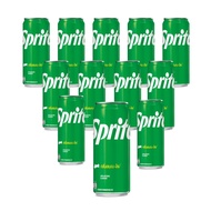 [Bundle of 12] Sprite Lemon Soft Drink 325ml - Original, Zero Sugar, Refreshing Thirst Quencher