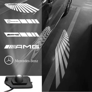 Suitable for Mercedes-Benz GLA GLB GLC W247 W205 W222 Rearview Mirror Carpet Light Angel Wings Welco