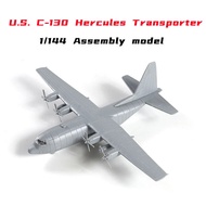 4D 1/144 C-130 Hercules Transporter Assembly Puzzle Model Military Aircraft Toy