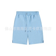 ami Shorts Cropped Pants Men Women Couples Macaron Loose Embroidered Heart Straight Pants.
