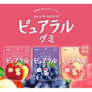 +東瀛go+ KABAYA pureral 方塊軟糖 蘋果/葡萄/白桃/櫻桃/草莓味 卡巴果實 QQ糖 史努比 期間限定