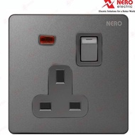 NERO AC STOP CONTACT CASA X21311VDGR X21311VD-GR GREY