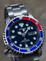 Brand New Citizen ProMaster Pepsi Bezel Automatic Divers Watch