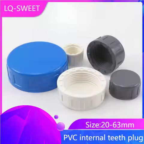 Thread Internal PVC Cap PVC Internal Teeth Plug, Internal Thread Pipe Cap, UPVC Plastic Water Supply