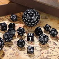 15Pieces Complete Polyhedral DND Dice Set D3-D100 Spherical RPG Dice Set,100 Sides Dice Set for Role