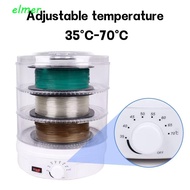 ELMER Filament Dryer Box, 360° Hot-air Heating Adjustable Temperature Filament Dehydrator, 35℃-70℃ H