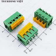 [3 Pieces]- KF142-5.04-V Terminal Block 4 Vertical Wire Plug Contacts 5.08mm 250V 10A TechZone Viet