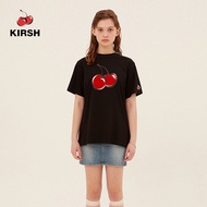 [KIRSH] เสื้อยืดลายเชอร์รี่ตัวใหญ่ JS