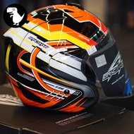 GRACSHAW SINGLE VISOR HELMET🇲🇾 GRIXENT G818 TROOPER ORANGE