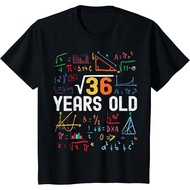 Square Root Of 36 6th Birthday 6 Years Old Birthday T-Shirt