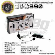 MP3!! MICROPHONE WIRELESS UHF DBQ 390 HEADSEAT (BANDO) ORIGINAL