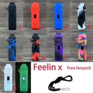 Protective Silicone Case for Nevoks Feelin X Texture Cover Soft Rubber Sleeve Wrap Skin with Free La