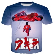 2021classic Hot Sale Anime Akira 3D Printed T-shirt Men Women Hip Hop Fashion Harajuku Street Short 