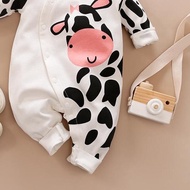 PL648 Baju bayi Import KOREA motif Moo PREMIUM jumper