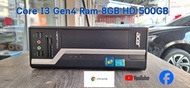 คอมพิวเตอร์ Acer Veritron Core I3 Gen4  Ram 8GB HD 500GB  พร้อมใช้ วินโด้ 10 ตัวเครื่องนำไปต่อจอใช้งานได้เลย Usede