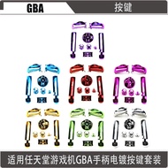 Compatible with Nintendo Game Console GBA Handle Button Set GBA Handle Button GBA Electroplated Butt