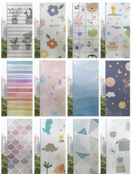 玻璃窗貼紙磨砂窗戶貼膜衛生間透光不透明遮光防走光浴室窗花防窺 窗貼 w62244