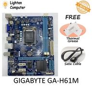 【FREE GIFT】 GIGABYTE GA-H61M-DS2 Motherboard | H61 | LGA 1155 | 2nd 3rd Gen Intel | mATX Micro ATX -