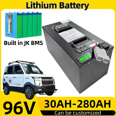 EB-26S 96V 30Ah 50Ah 80Ah 100Ah 120Ah 150Ah 200Ah 280Ah Lithium Ion Battery for 4KW 9KW Golf Cart Si