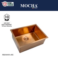 Mocha Kitchen Sink Single Bowl MKS6045A-RG