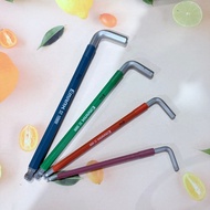 [Mumu House] E-MARK Color Extra Long Hex Wrench Set | S2 Alloy Steel Ball Head Hex Wrench  0510
