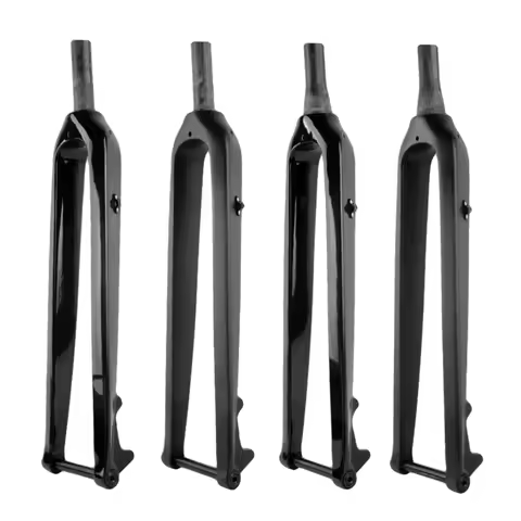 Bike Fork Carbon Fiber Fork MTB Bicycle Mountain Bike Front Forks 26er 27.5er 29er Thru Axle 15*100m