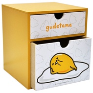 [Romantic Specialty Store] Wooden Egg Yolk Building Block Two-Draw Box Storage GU-63008