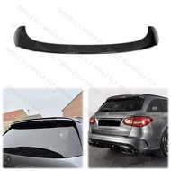 Car Rear Roof Wing For Mercedes-Benz C Class W205 Estate C180 C200 C260 Spoiler Glossy Black Or Carb
