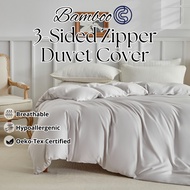 Cuddle™ Cool 2.0 Bamboo Fiber 270° Duvet Cover For Weighted Blanket - 3 Sided Zipper Quilt Cover