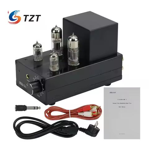 TZT Little Dot MK 2 MK II Vacuum Tube Headphone Amplifier 6J1+6N6 Assembled Pre-amplifier HiFi Audio