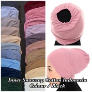 INNER SNOWCAP COTTON INDONESIA PILIH WARNA, ALL BLACK, ALL WHITE