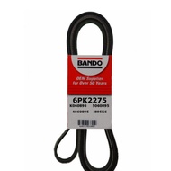 Bando Drive Serpentine Belt (6PK2275) for Ford Escape 2.3 L 2005-2007, F-150 1987-1999