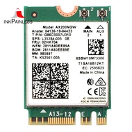 AX200 AX200NGW Network Card M.2 NGFF 2.4Ghz/5G WI-FI 6 2974Mbps WiFi Card 802.11Ax Bluetooth 5.2 WiF