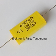 KAPASITOR AUDIOPHILER 3.3UF 250V CAPACITOR AUDIOPHILER 3.3UF 250V MKP AUDIOPHILER 3.3UF 250V Kapasit
